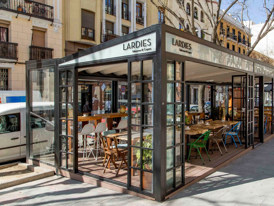 cerramiento integral de hosteleria en madrid