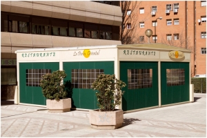 Cerramiento restaurante en Madrid